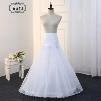 

WAYJ 2019 New Elastic waist 1 Hoop Petticoat and the bottom with lace Delicate Hard yarn petticoat