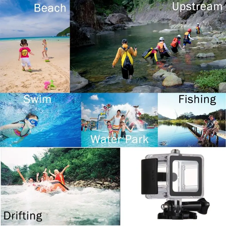 60 м Подводные детали для GoPro Hero 4 Session водонепроницаемый чехол для GoPro HERO5 Session водонепроницаемый корпус