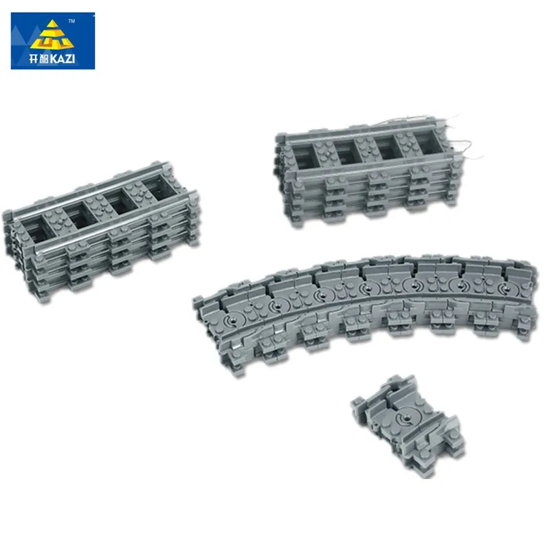 

Toys for Children Building Blocks Rail Tracks for Train Straight & Curved & furcal & soft Tracks children's toys