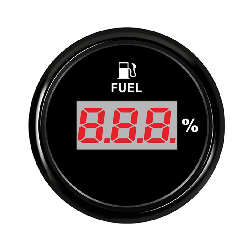 0-190ohm мотоцикла лодка индикатор уровня топлива метров цифровой масляный бак измерительные приборы для автомобиля, грузовика, яхта автомобиля 12V 24V