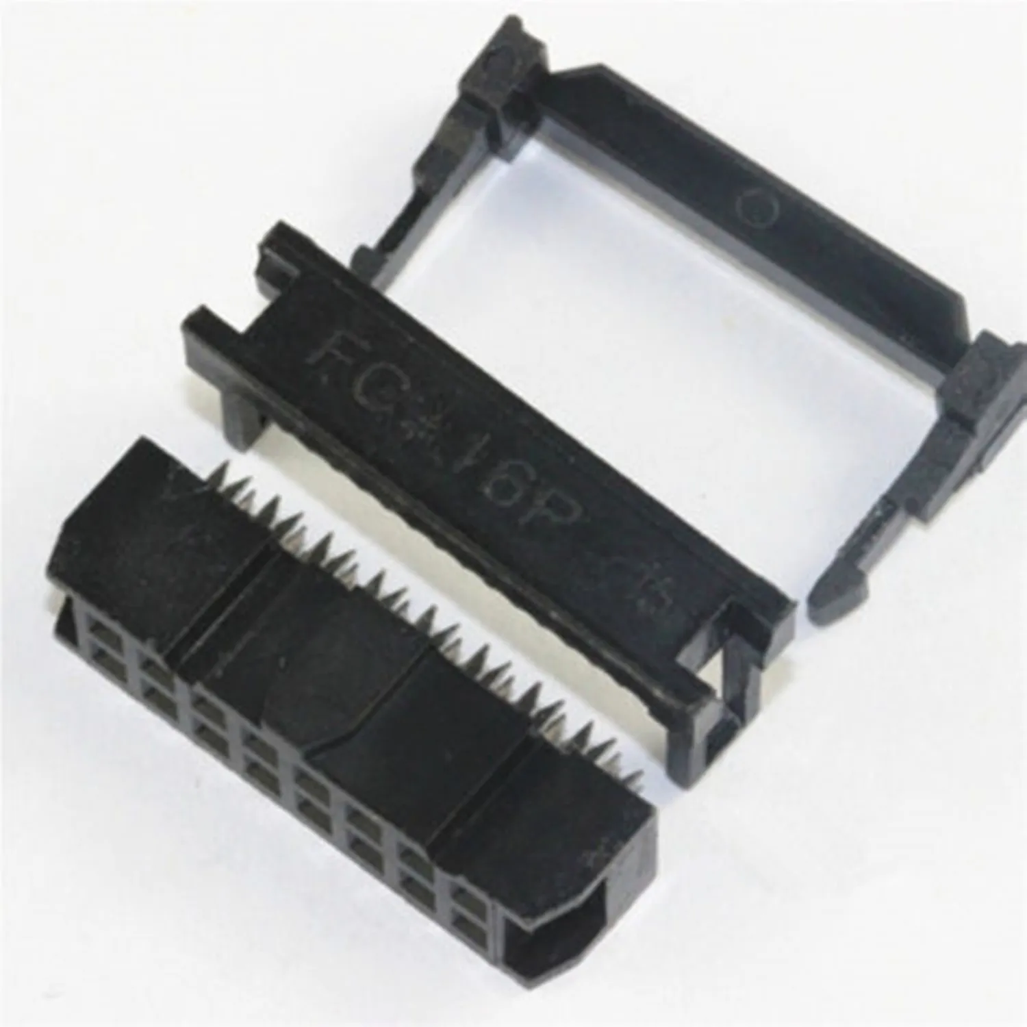 10Pcs 2.54mm 16-Pin Female Header Connector – 2x8 Pin IDC Socket For DIY Electronics