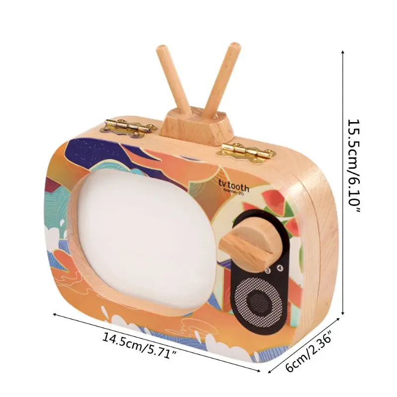 Форма TV детские молочные зубы коробка для хранения детей запоминающее устройство Сувениры органайзер для выращивания память Коллекционные вещи подарок