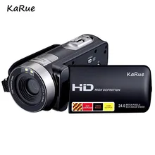 KaRue HDV-312P Portátil Câmera de Vídeo Digital HD 1080 P Câmera de Vídeo 24MP Camcorder 16x Zoom DV Câmera de Vídeo Digital