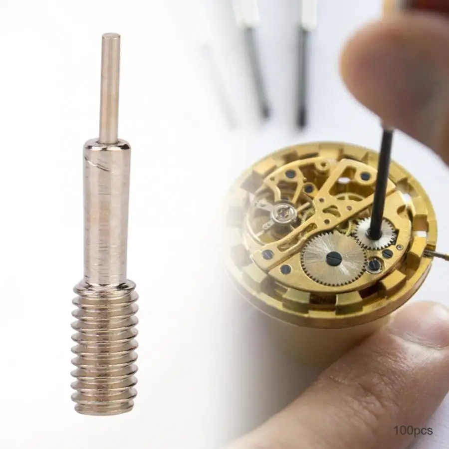 100 шт. металлический ремешок для часов для удаления шпильки с головкой Замена Ремонт аксессуаров набор высококачественных инструментов для ремонта часов