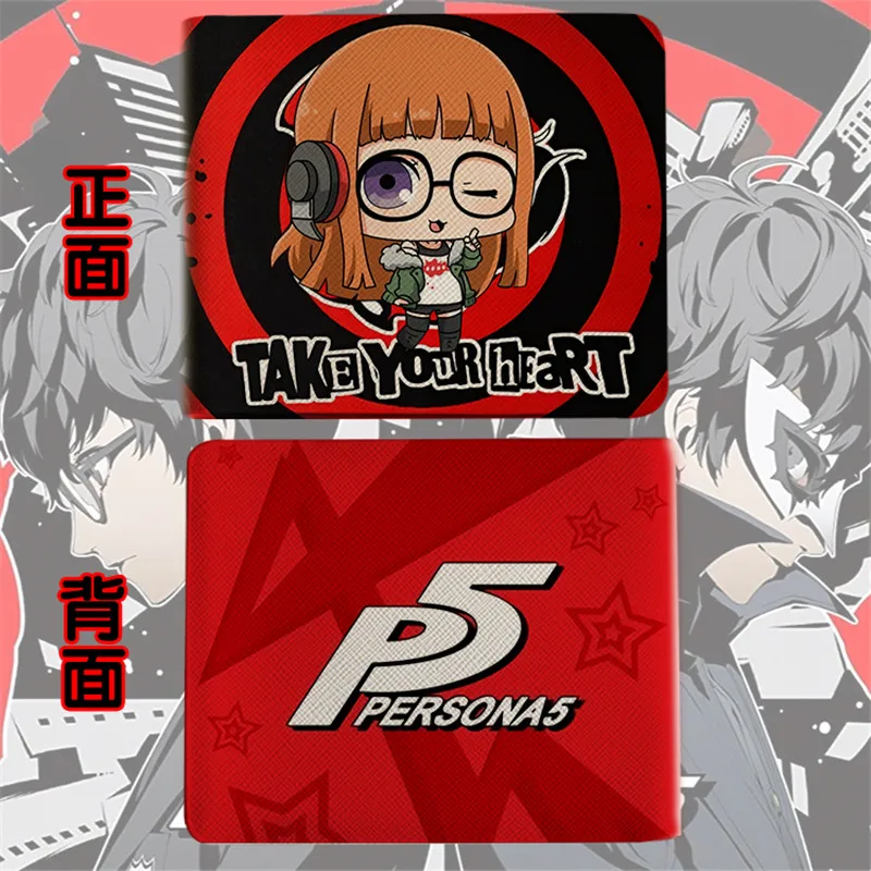 Новый Кошелек Для Игры Persona 5 P5 Joker короткий кошелек мультяшный женская сумка для
