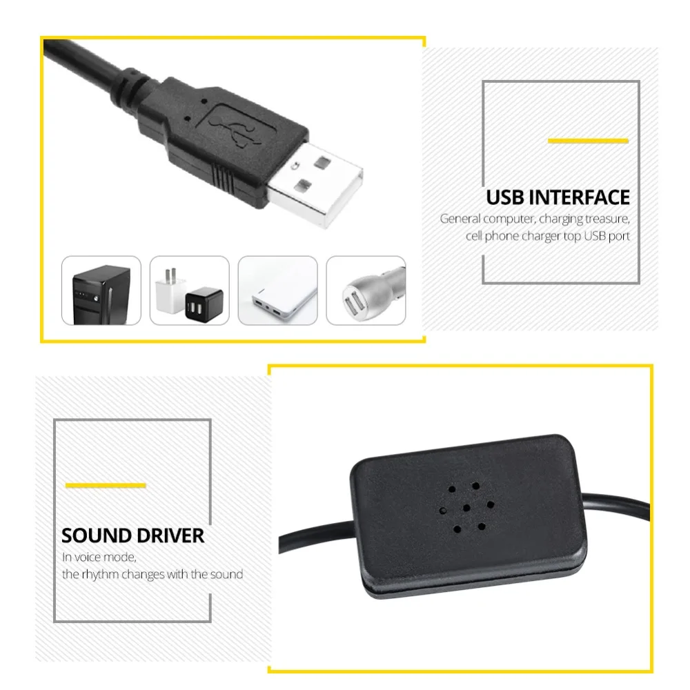 AVACOM USB светодиодный автомобильный атмосферный окружающий свет звезды DJ RGB