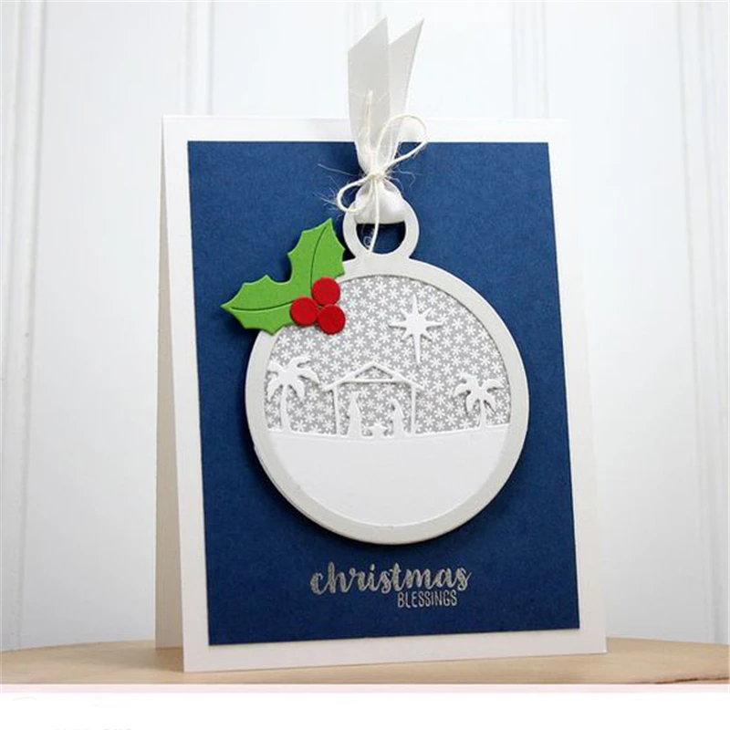 

DiyArts Circle Leaf Metal Cutting Dies for Craft Dies Scrapbooking Album Stencil Paper Card Alinacutle Cutting Dies New 2019