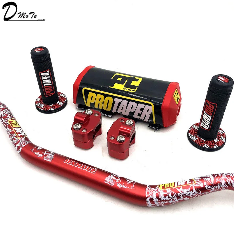 Руль для PRO Taper Pack Bar 1-1/" ручка бар колодки ручки Pit Pro гоночный Dirt Pit велосипед Мотоцикл CNC 28,5 мм адаптер