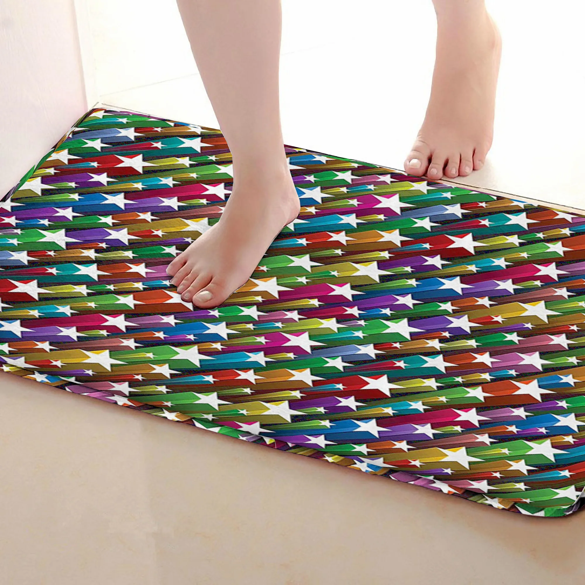 Stars Style Outdoor Mats,Funny Anti skid Bath Mat, Doormats,Door