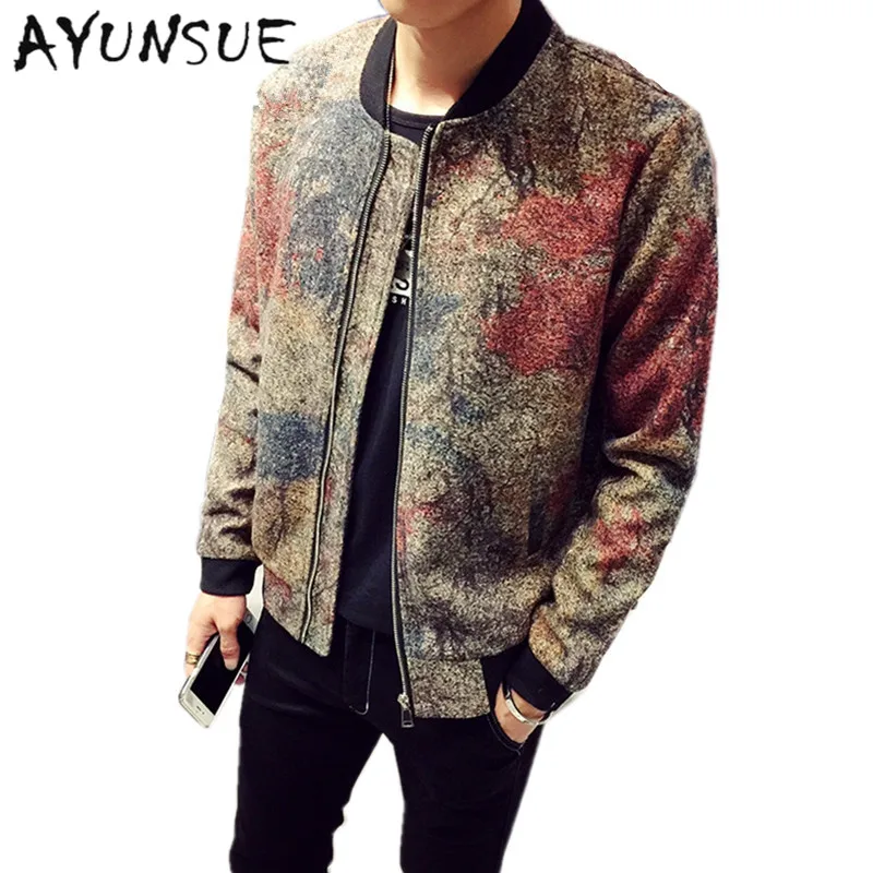 European Casual Men's Jacket Spring autumn Baseball Mens