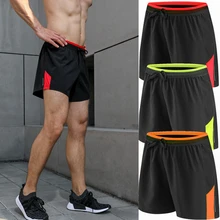 Мужские спортивные шорты для бега быстросохнущие дышащие тренировки для бега Бодибилдинг теннисный зал для тренировок горячие короткие мужские s фитнес плюс размер