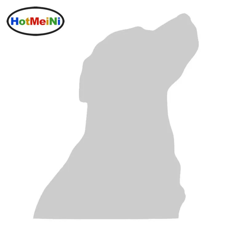 us 1 32 45 off hotmeini car sticker car styling animal dog outline pet window bumper decal truck fridge waterproof wall labrador 15 10 cm in car dog outline