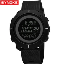 Модные Для мужчин цифровой часы спортивные шаг электронные часы водонепроницаемые Альпинизм оборудовать Для мужчин t большой спорт на открытом воздухе часы 9101