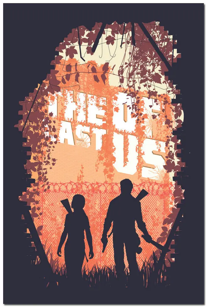 The Last of Us Game Art Silk Fabric Poster Ellie 24x36 inches 005 | Дом и сад