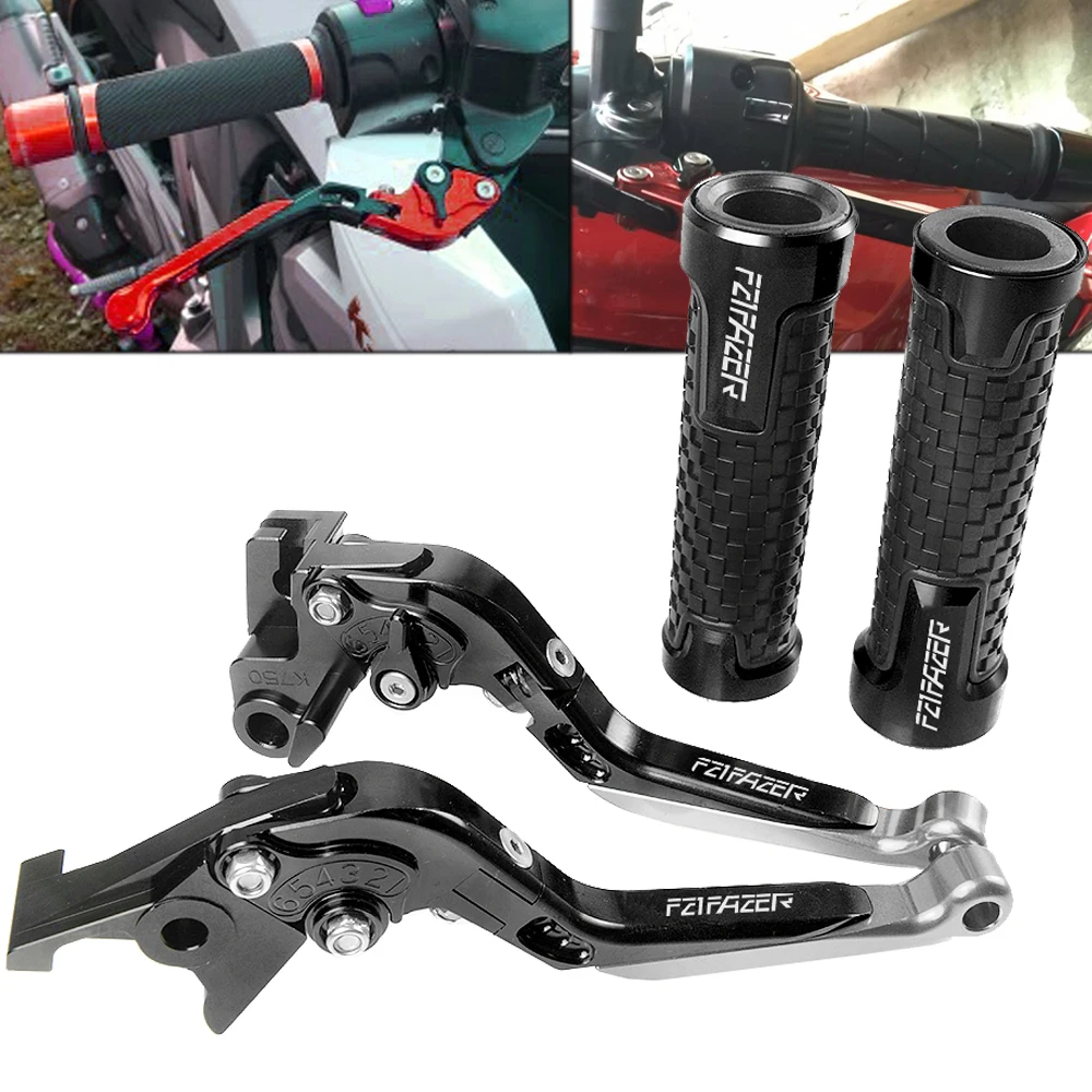 

Motorcycle CNC Clutch Brake Pivot Levers Handle Handlebar hand grips set For YAMAHA FZ1 FAZER FZ1-FAZER 2001-2005 2002 2003 2004