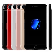 Большая емкость назад клип Батарея для iphone 8 8 плюс Батарея Зарядное устройство чехол ультра тонкий Запасные Аккумуляторы для телефонов Чехол для iPhone 7 7 плюс