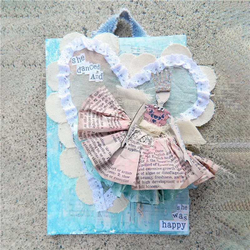 

Naifumodo Dancer Metal Cutting Dies Scrapbooking and Card making 2019 New Fairy Angel Elf DIY Embossing Stencil carfts Dies Cuts
