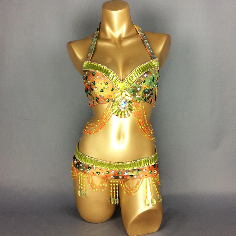 Free Shipping Grade New Women S Belly Dance Costume Wear Belly Dance