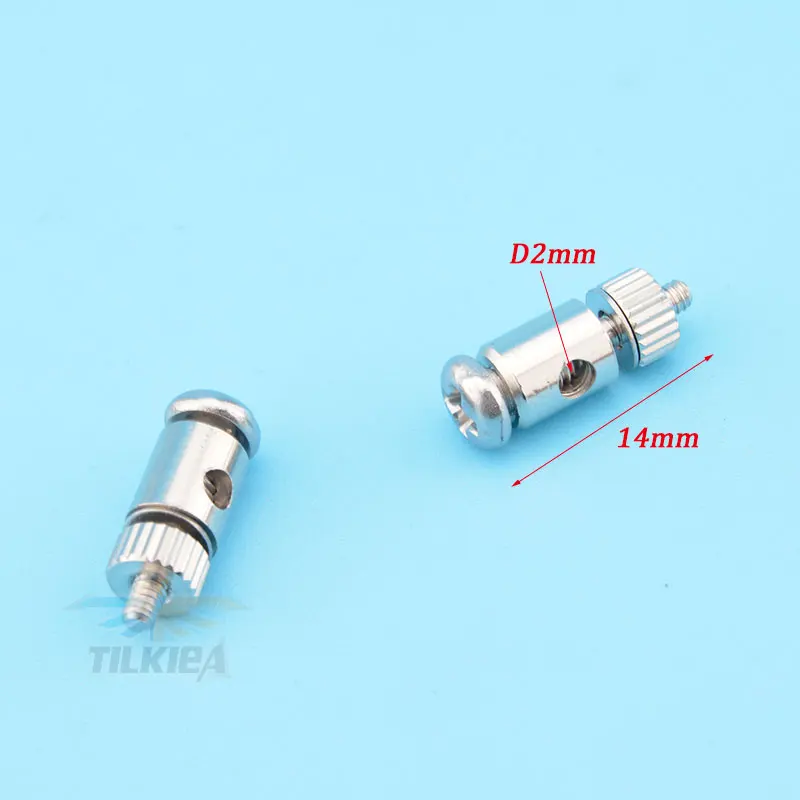 10/100 шт. Высокое качество RC Air Plane Push Rod ограничители тяг серворазъемы D2.0mm Тяговый