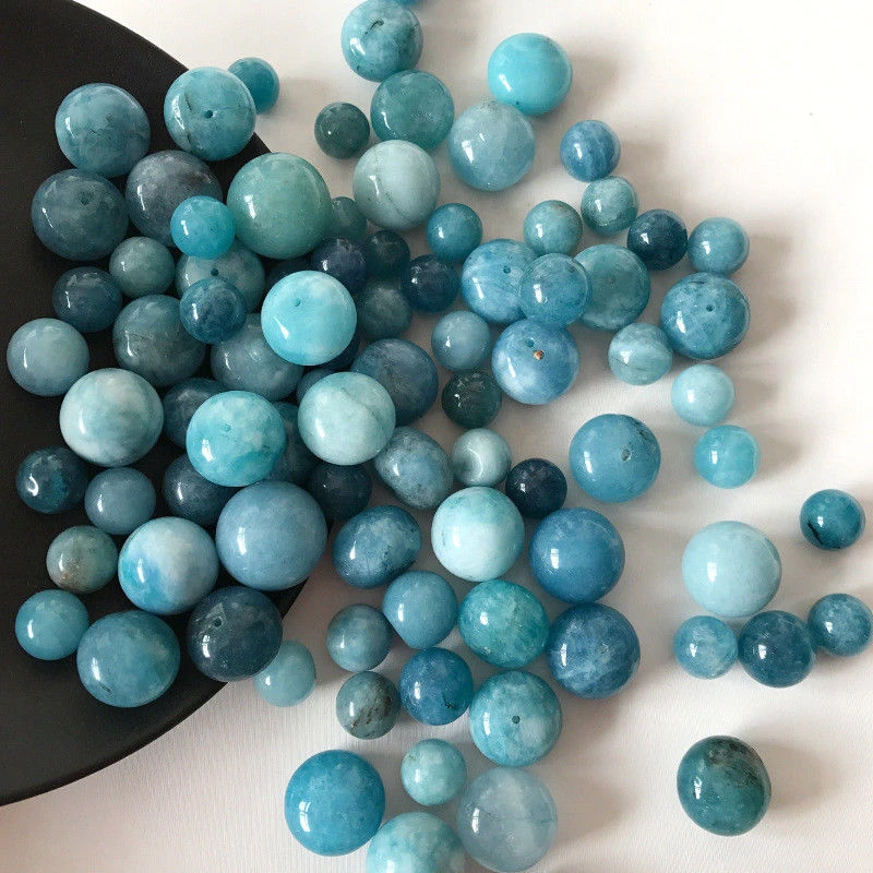 Wholesale 50g Artificial Blue Jade Quartz Polished Crystal Gravel Specimen C815