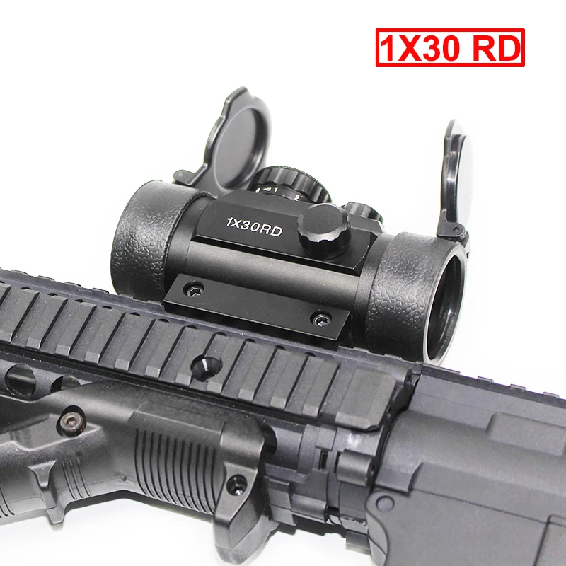 1X30 красный зеленый точка зрения тактический прицел голографическая оптика Охотничья винтовка 11 мм 20 мм ласточкин хвост рельс для пневматического пистолета