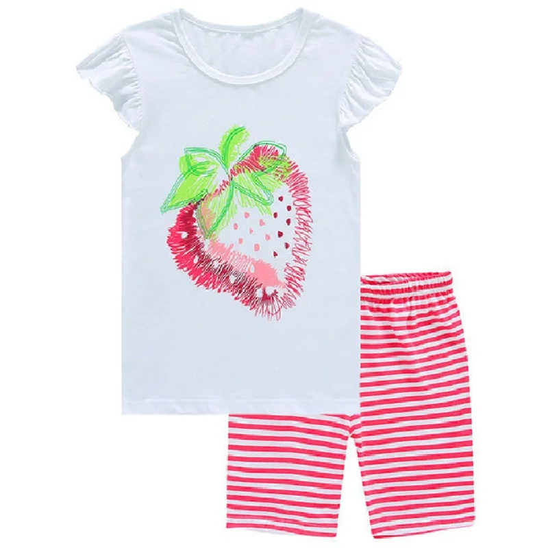 

2015 Summer Boys Pajamas Sets Short Sleeve T-Shirts Shorts Pants Sleepwear 100% Cotton Pijama Boy Pyjama Red Vehicle
