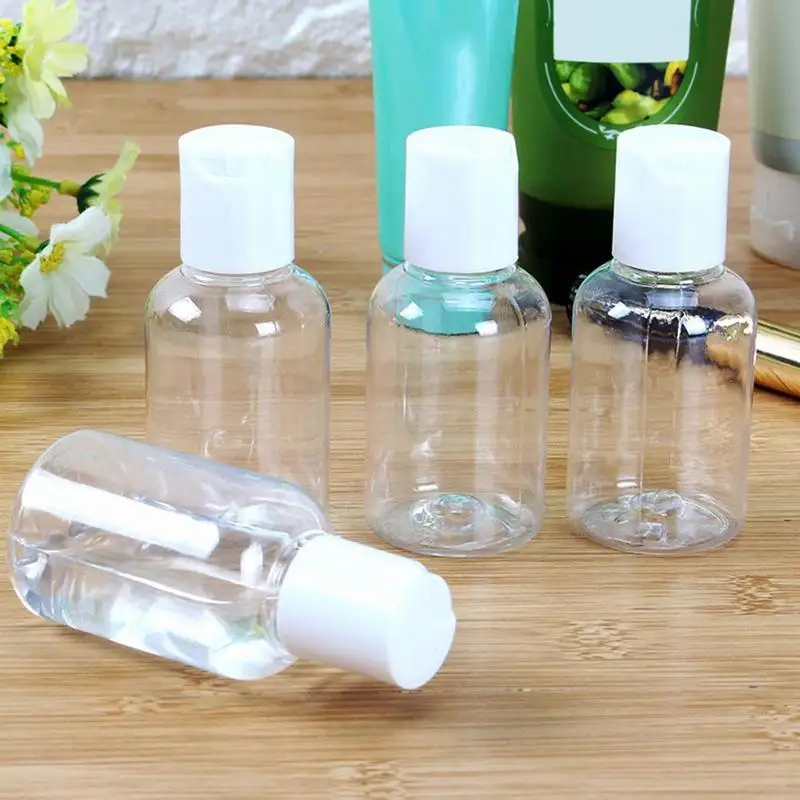 1/3 pcs فارغة زجاجة شفافة 50 ml البلاستيك مستحلب كريم الحاويات الشامبو شفافة السائل البسيطة غسول زجاجة إكسسوارات السفر