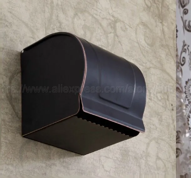 Oil Rubbed Bronze Finish Toilet Paper Holder waterproof Design Fashion Roll Holder,Bathroom tissue box zba302