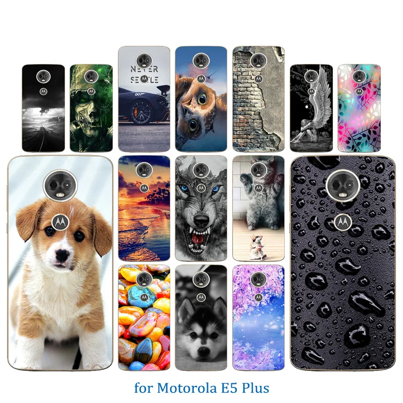 Shell For Moto E5 Plus Phone Cases Clear Luxury Soft TPU Slim Coque Motorola E5Plus Silicone Full Protective Back Cover Skin |