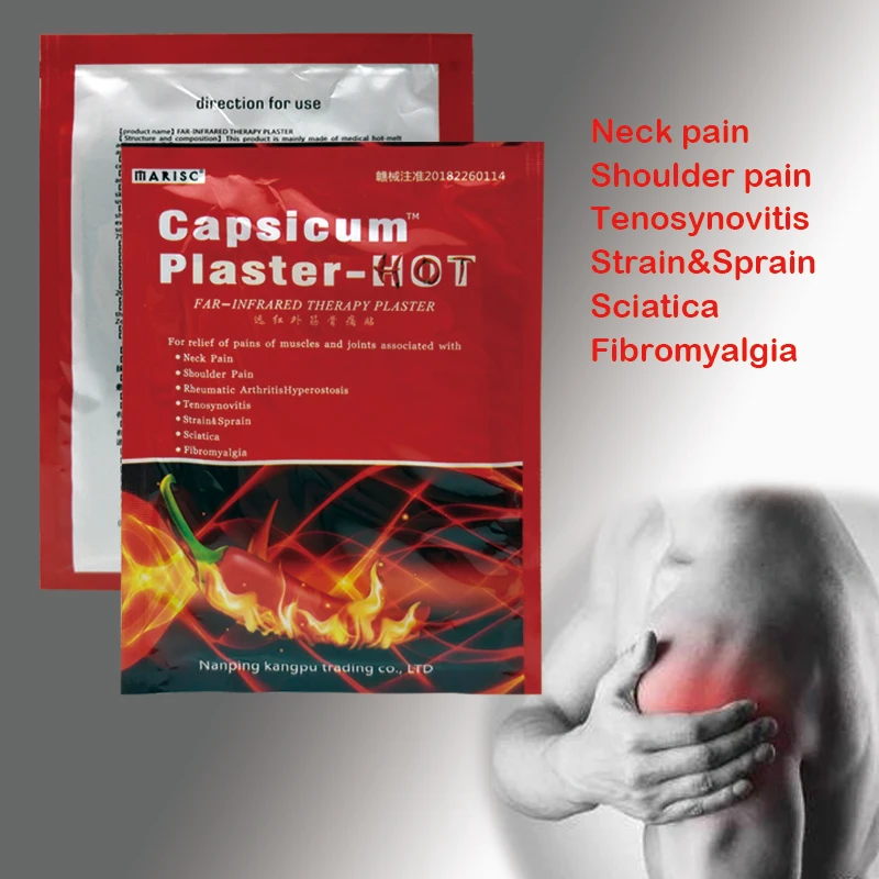 8Pcs1Bags Capsicum Plaster Frozen Shoulder Spondylosis Red Pepper Relieve Joint Neck Back Muscle Pain huismerk kopen in de aanbieding 8Pcs1Bags Capsicum Plaster Frozen Shoulder Spondylosis Red Pepper Relieve Joint Neck Back Muscle Pain huismerk kopen in de aanbieding