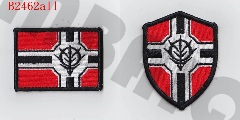 

Embroidery patch 100%Embroidery Gundam ZEON Army flag Military Tactical Morale