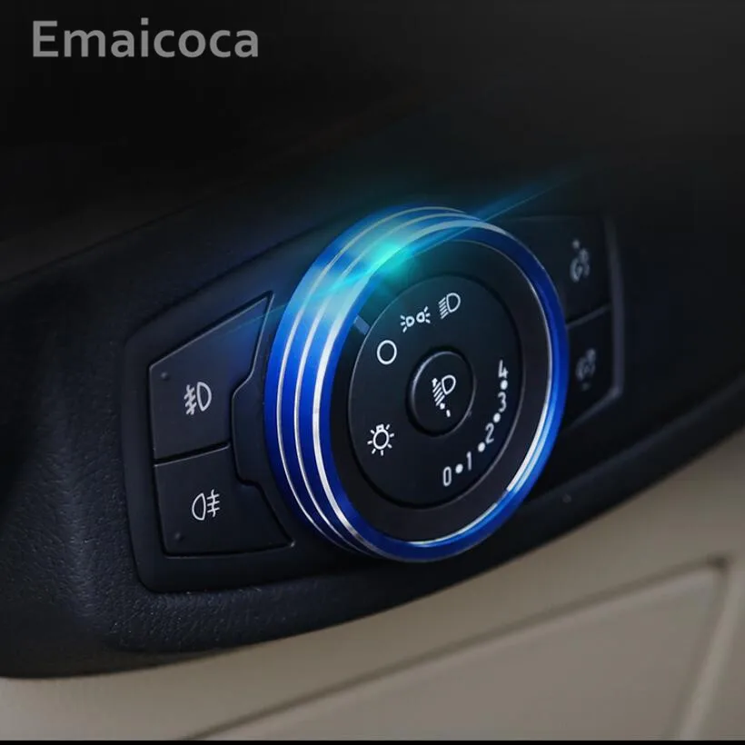 Emaicoca автостайлинг ручка переключатель фар чехол для Ford Everest Ranger escet Mustang Mondeo Focus 3 4