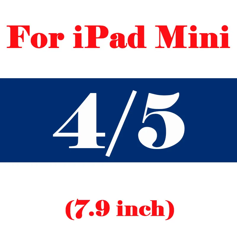 Защитный Стекло на стене для iPad Mini, для детей 1, 2, 3, 4, 5, 6 лет Pro 9,7 10,5 7,9 закаленное Экран протектор A1823 A1893 A1954 айпад - Цвет: For iPad Mini 4 5