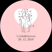 100 шт Оригинальная наклейка и индивидуальный логотип свадебный стикер s дизайн ваш собственный стикер s персонализированные наклейки Boda