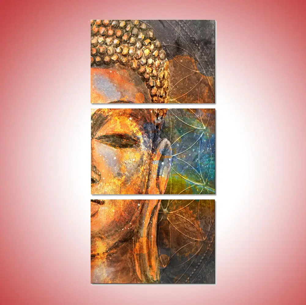 

Unframed Buddha Oil Painting Picture Paiting Canvas Paints Home Decor Giveaways