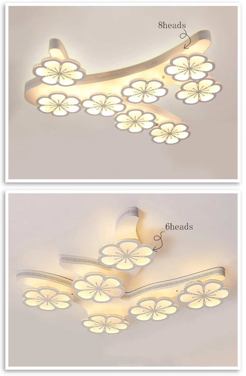 Современные светодиодные потолочные светильники сливы для гостиной, спальни, столовой, светодиодные потолочные лампы,, столовая
