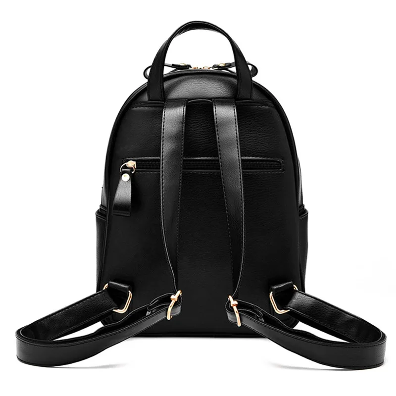 Female Backpack 2017  Fashion leisure High Quality Deads Bag Shoulder Bag Female PU Backpack Backpack 