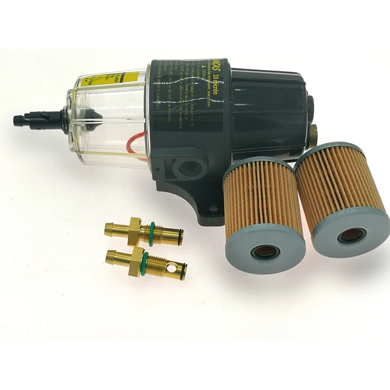 Cena UF 10K FILTR PALIWA Separator wody montaż jasne miska dla silnik zaburtowy z 2 elementy filtra