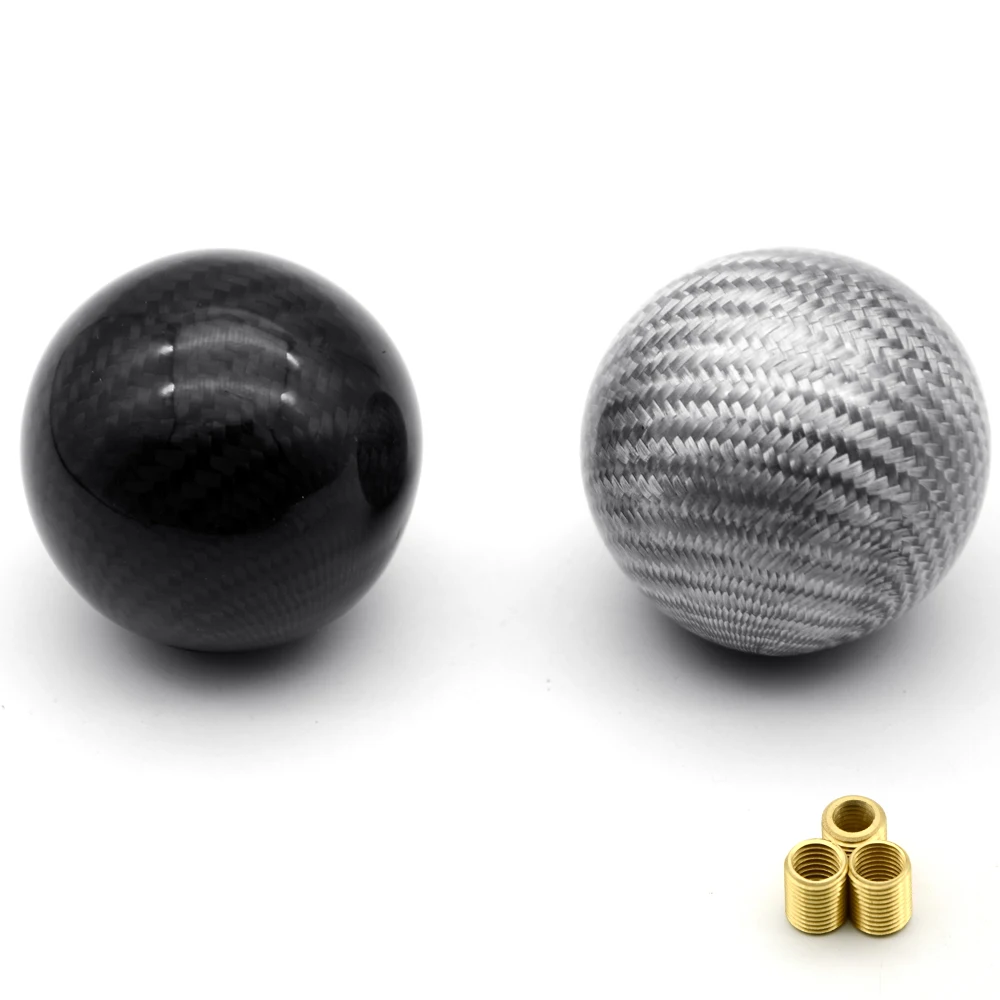 

Универсальный рычаг переключения передач из углеродного волокна ручка переключения рулевого механизма автомобиля, круглой формы