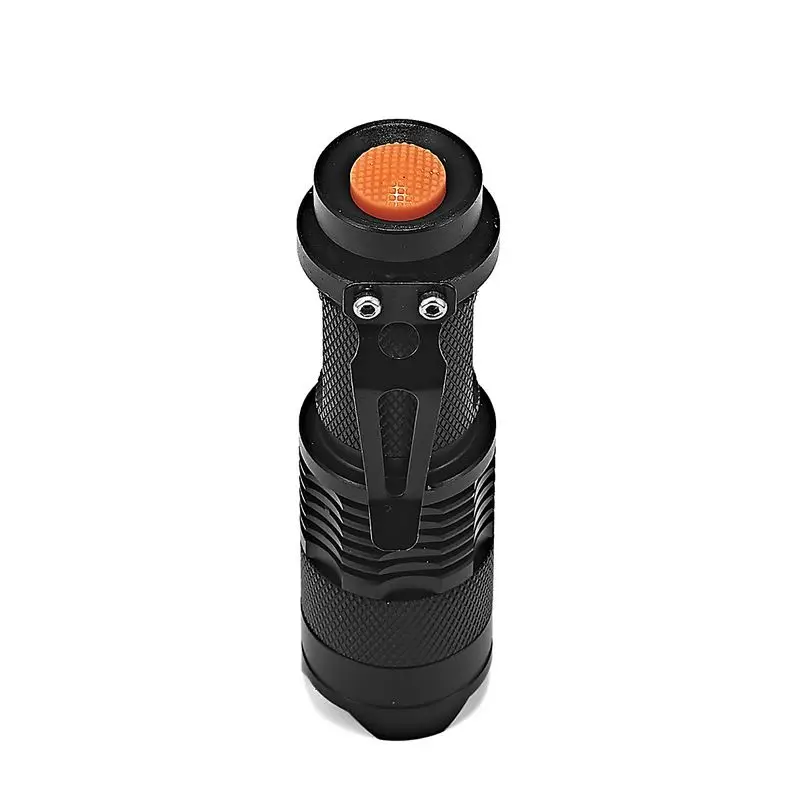 500 шт. мини УФ светодиодный фонарь CREE Q5 AA 14500 батарея Zommable лагерь тактический флэш