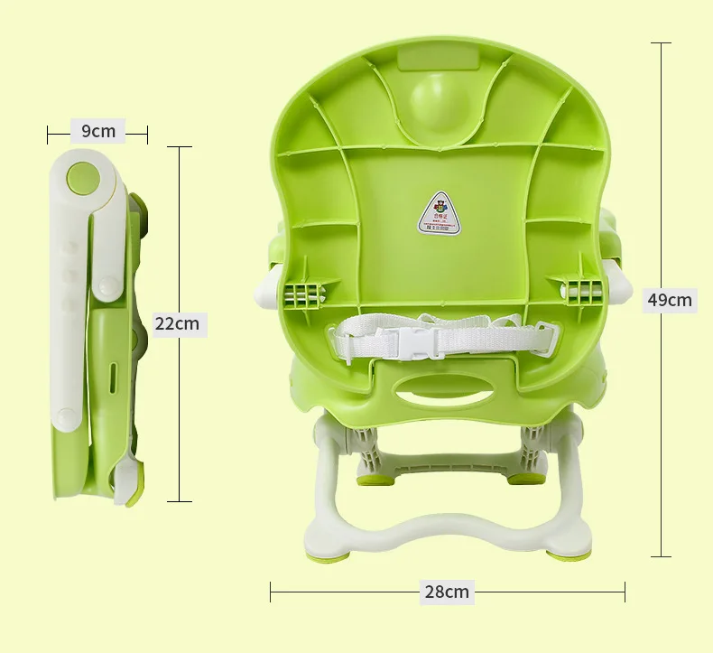 Стул для младенцев многоцелевой складной стул легкий вес легкий траверл переносите стул для кормления младенцев детское настольное сиденье