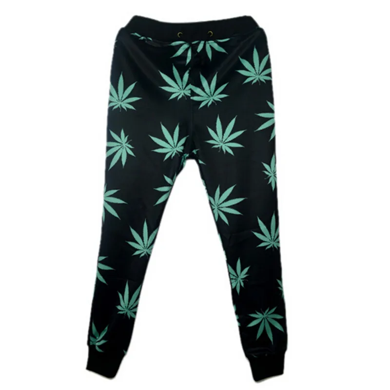 pot leaf sweatpants