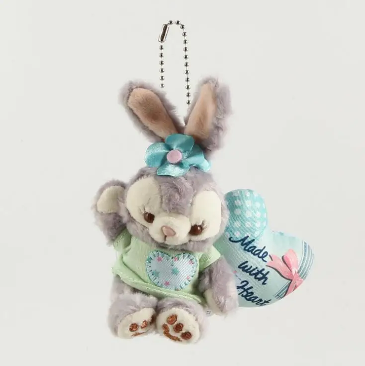 Duffy Bear new friends stellalou plush toys Small pendant Plush Keychains 8-9CM 7KINDS WJ01