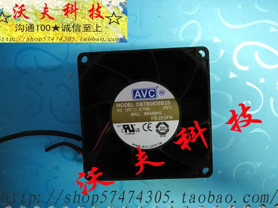 

For Original avc dbtb0838b2s 8090 double fan 12v 2.10a cooling fan