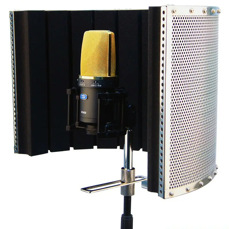 Alctron PF32 Запись микрофон ветер экран Звукопоглощающая крышка конденсаторный микрофон звукоизоляция экран система управления