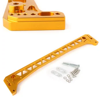 

Auto Car Rear Lower Control Arm Billet Subframe Brace For HONDA CIVIC 1996 1997 1998 1999 2000 Gold CNC Aluminum