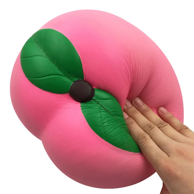 Jumbo Squishy Squish супер гигантский мягкий арбуз оранжевый клубника персик медленно поднимающийся стресс облегчение игрушка Squeeze Fun детские игрушки