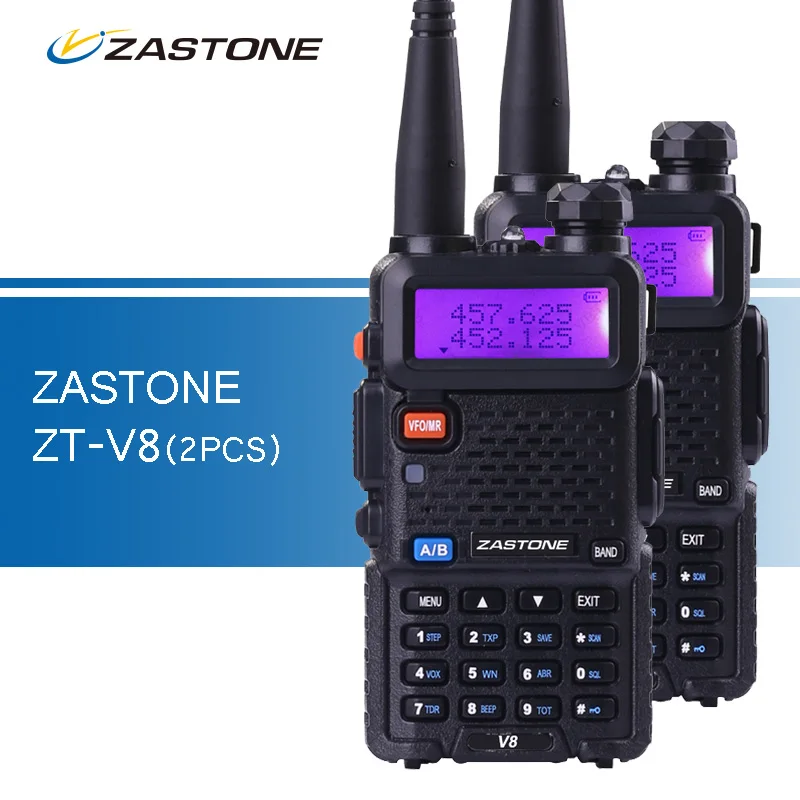 bilder für 2 stücke zastone v8 gleiche wie baofeng uv5r walkie-talkie dual band VHF UHF Zweiwegradio CB Amateurfunk HF-Transceiver uv-5r Version bilder für 2 stücke zastone v8 gleiche wie baofeng uv5r walkie-talkie dual band VHF UHF Zweiwegradio CB Amateurfunk HF-Transceiver uv-5r Version