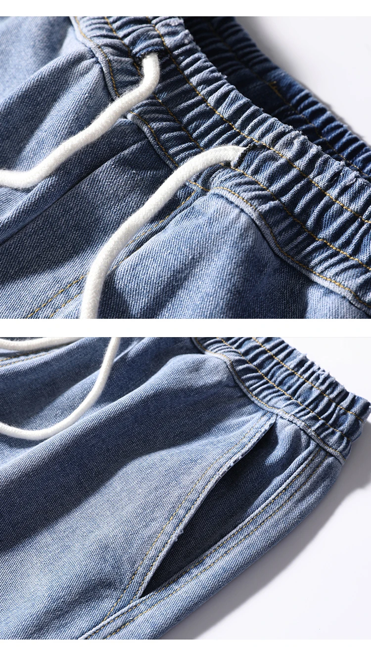 SingleRoad синие джинсы мужские камуфляжные боковые карманы высокого качества карго джинсовые брюки мужские по щиколотку уличная хип хоп брюки