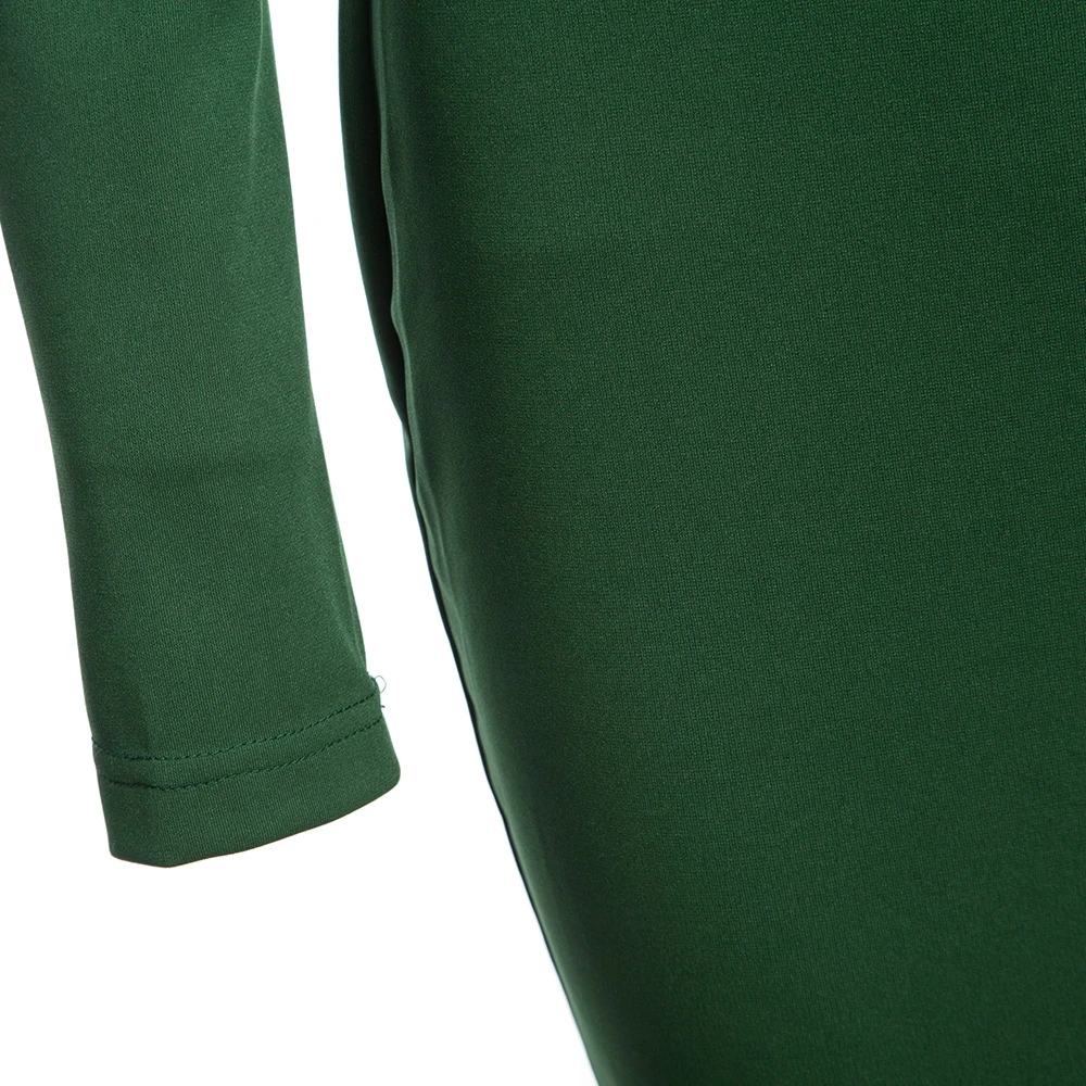 VESTLINDA Bodycon Sheath Dress Little Black Long Sleeve Party Dresses Women Back Full Zipper Robe Sexy Femme Pencil Tight Dress 35